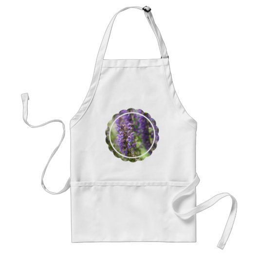 Lavendel-Blumen-Schürze Schürze (Vorne)