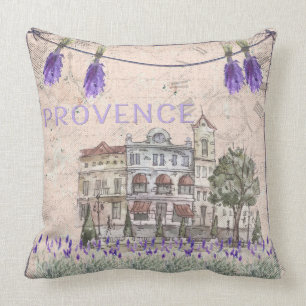 Lavendel-Blumen-Sommer-Liebe Provence Frankreich Kissen