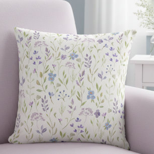 Lavendel-Blumen-Wurfkissen Kissen