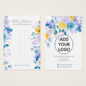 Lavendel Blumenschmuck-Haarspange (Vorne & Hinten)