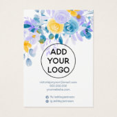 Lavendel Blumenschmuck-Haarspange (Rückseite)