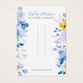 Lavendel Blumenschmuck-Haarspange (Vorderseite)