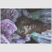 Lavendel-Blumenschütte-Dekoupage Seidenpapier (Vorderseite)