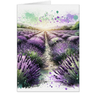 Lavendel-Blüten-Serenität