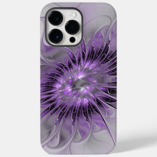 Lavendel-Blütentraum Moderne Abstrakte Fraktal-Kun Case-Mate iPhone 14 Pro Max Hülle
