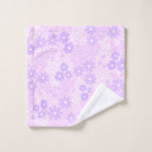 Lavendel Botanical II Badehandtuch Set (Waschlappen)