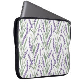 Lavendel-Botanikmuster Laptopschutzhülle (Vorne Rechts)
