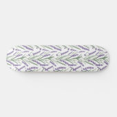 Lavendel-Botanikmuster Skateboard (Horizontal)