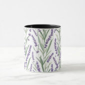 Lavendel-Botanikmuster Tasse (Zentrum)