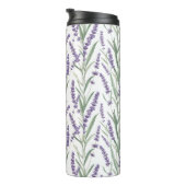 Lavendel-Botanikmuster Thermosbecher (Nach rechts gedreht)