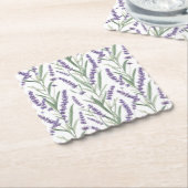 Lavendel-Botanikmuster Untersetzer (angewinkelt)
