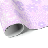 Lavendel botanisch geschenkpapier (Rolleneckpunkt)