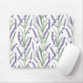 Lavendel Botanisches Muster Mousepad (Mit Mouse)
