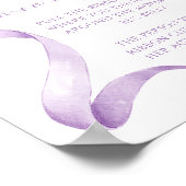 Lavendel Bow Wie groß ist Mama's Bauchduschenspiel Poster (Ecke)