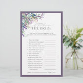 Lavendel Brautparty (Stehend Vorderseite)