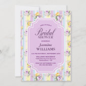 Lavendel Brautparty Einladung (Vorderseite)