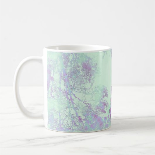 Lavendel Breitblatt Nebel Kaffeetasse (Links)