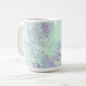 Lavendel Breitblatt Nebel Kaffeetasse (Vorderseite Links)
