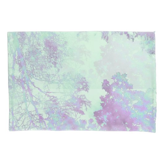 Lavendel Breitblatt Nebel Kissenbezug (Vorderseite)