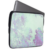 Lavendel-Breitblatt-Nebel Laptopschutzhülle (Vorne Rechts)