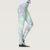 Lavendel Breitblatt Nebel Leggings (Rechts)
