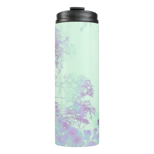 Lavendel-Breitblatt-Nebel Thermosbecher (Vorderseite)