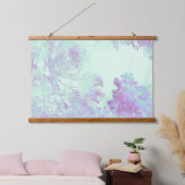 Lavendel-Breitblatt-Nebel Wandteppich Mit Holzrahmen (Schlafzimmer)