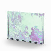 Lavendel Breitblattnebel Fotoblock (Rechts)
