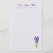 Lavendel Briefpapier (Vorderseite)