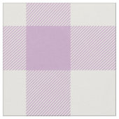 Lavendel-Büffel-Karo-Muster Stoff (Nahaufnahme)