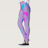 Lavendel bunte Elf-Leggings Leggings (Links)