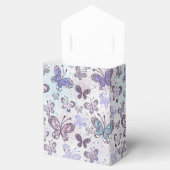Lavendel Butterfets Zelt mit Ribbon Gefälligkeitsb Geschenkschachtel (Geöffnet)