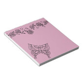 Lavendel Butterfly Notepad Notizblock (angewinkelt)