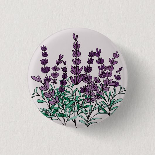 Lavendel Button (Vorderseite)