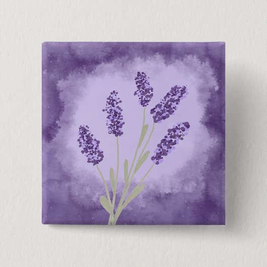 Lavendel Button (Vorderseite)