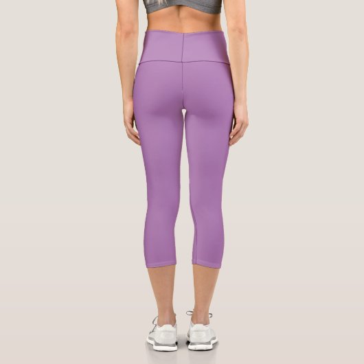 Lavendel Capri Leggings (Rückseite)