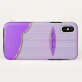 Lavendel Case-Mate iPhone Hülle (Rückseite (Horizontal))