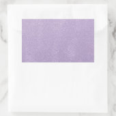 Lavendel-Chaos Rechteckiger Aufkleber (Tasche)