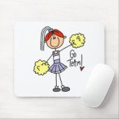 Lavendel Cheerleader Mousepad (Mit Mouse)