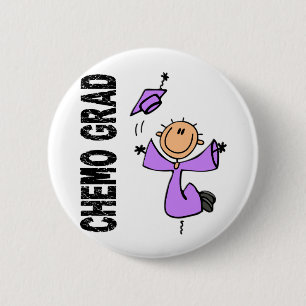 Lavendel CHEMO ABSOLVENT 1 (General Cancer) Button