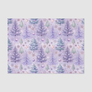 Lavendel Christmas Winter Seidenpapier