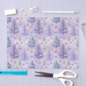 Lavendel Christmas Winter Seidenpapier (Handwerk)