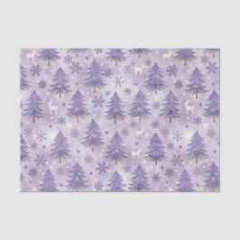Lavendel Christmas Winter Seidenpapier