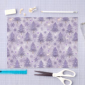 Lavendel Christmas Winter Seidenpapier (Handwerk)
