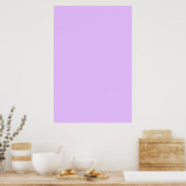 Lavendel Color Poster (Küche)