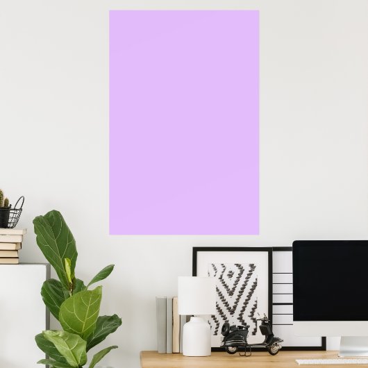 Lavendel Color Poster (Heimbüro)