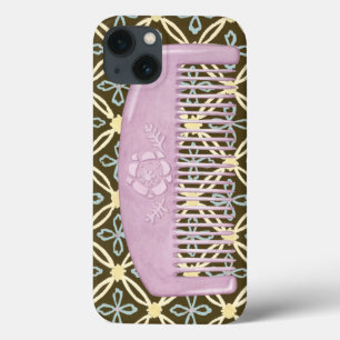Lavendel-Comb auf Schokoladengrund Case-Mate iPhone Hülle