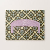 Lavendel-Comb auf Schokoladengrund Puzzle (Horizontal)