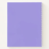 Lavendel Cupcake Gute Dinge Backen Rezept Notizblock (Rückseite)