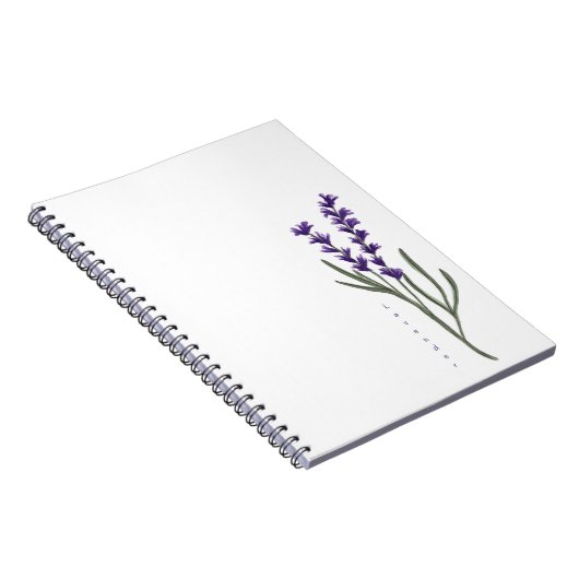 Lavendel Custom Notebook Notizblock (Rechte Seite)